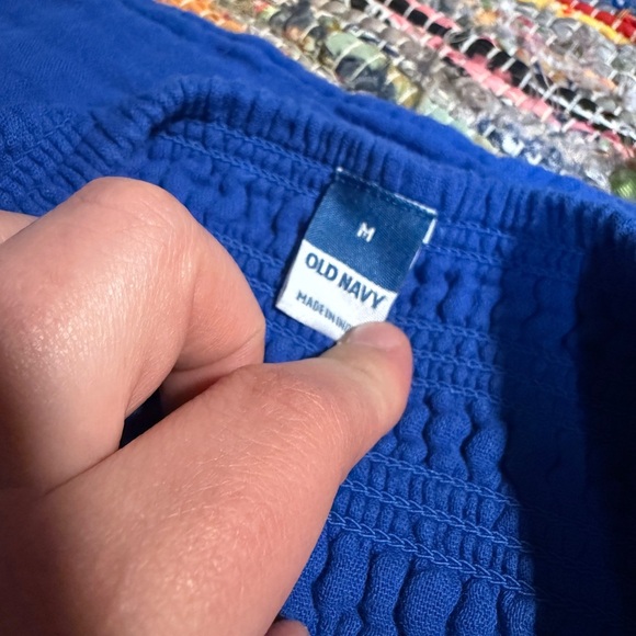 old navy cobalt blue maxi dress size medium - Picture 3 of 4